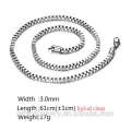 316 stainless steel necklace chain box chain